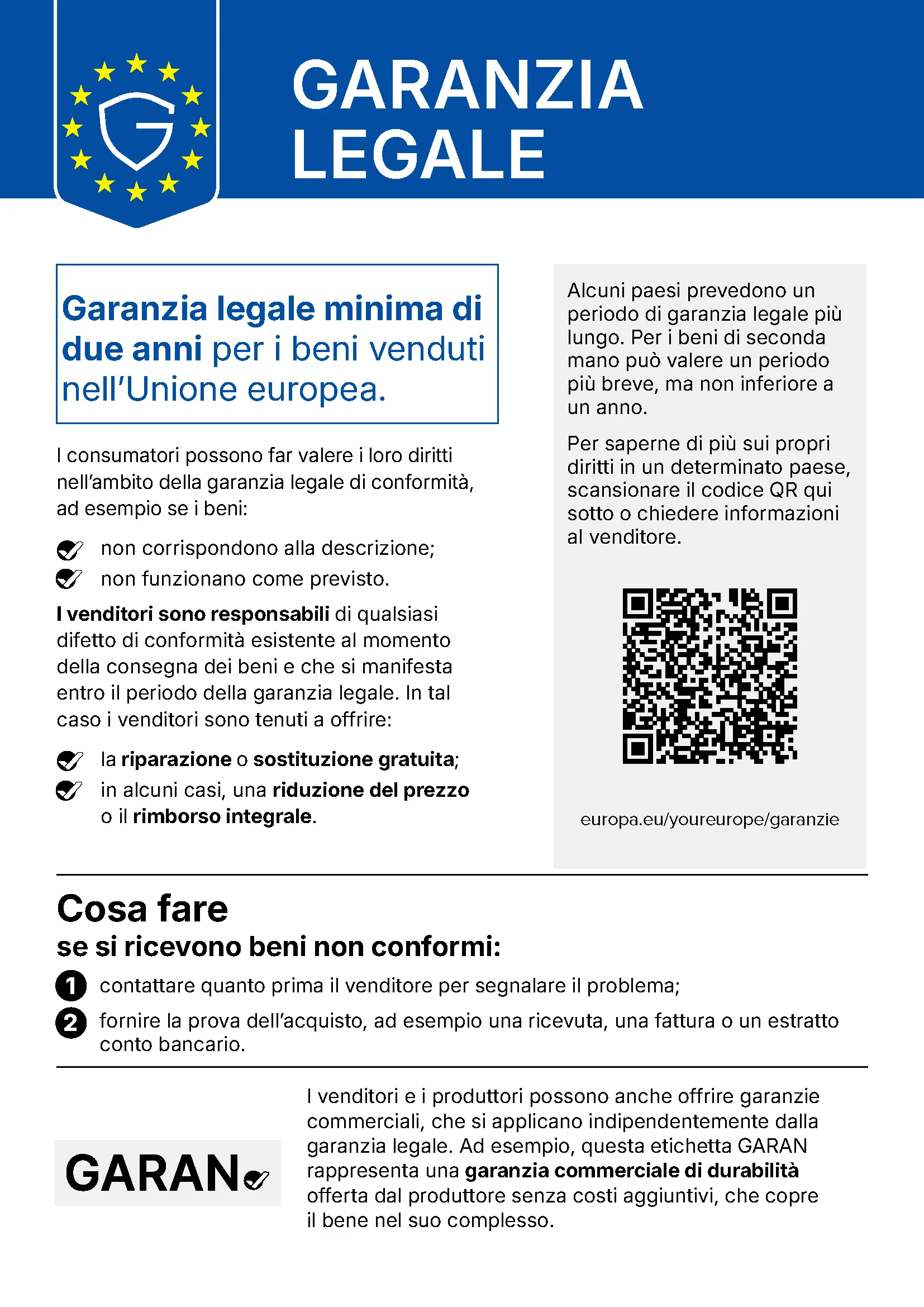 Garanzia legale